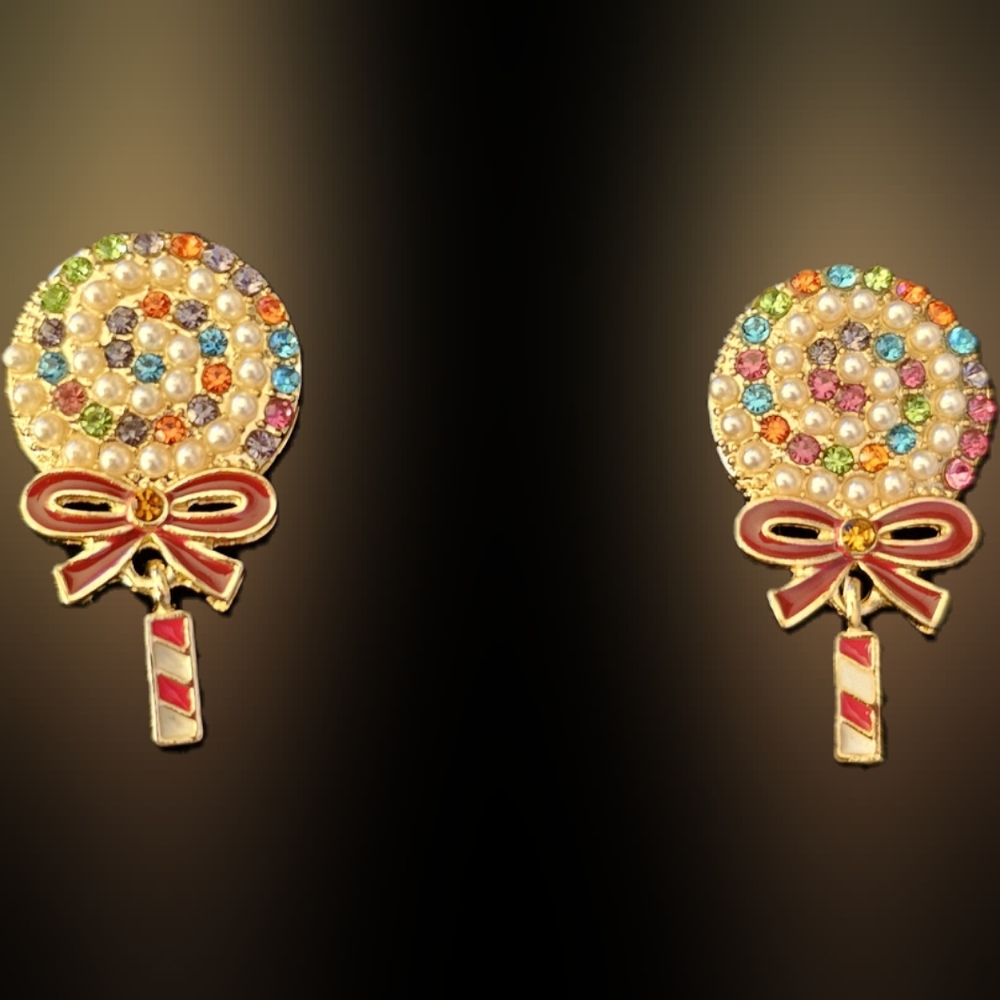 Candy lolipop earrings